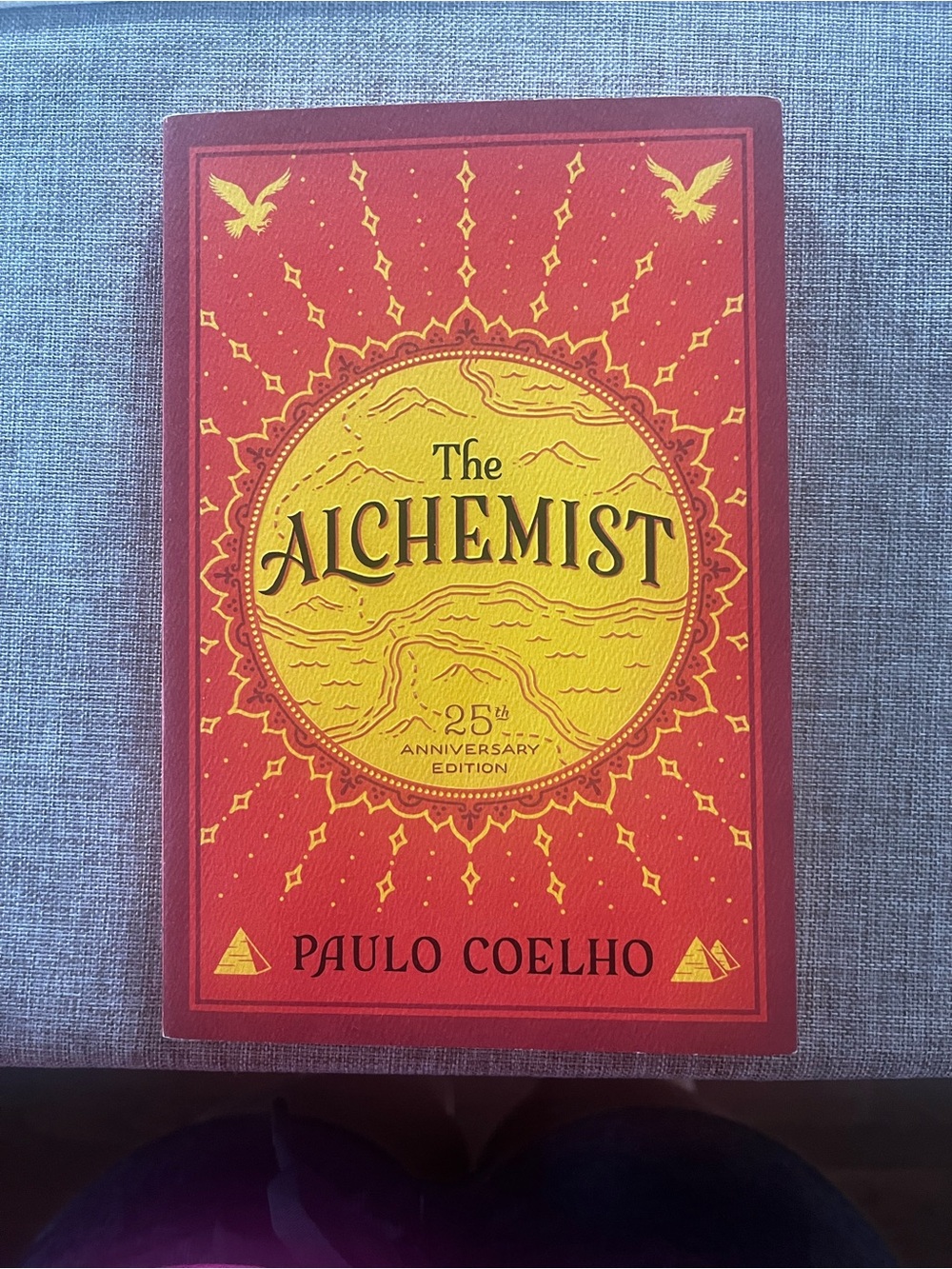 The Alchemist 25th Anniversary Edition - Red and Gold Decorative Book